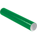Crownhill Mailing Tube, 18inLx3in.dia, Green, PK24 P3018G