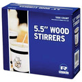 Amercareroyal Coffe Stirrers, Wood 5.5" PK1000 R810