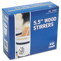 Amercareroyal Coffe Stirrers, Wood 5.5" PK10000 RPP R810