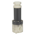 Plast-O-Matic Relief Valve, 1/2 In, 5 to 100 psi RVDTM050T-PP