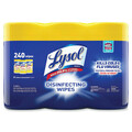 Lysol Disinfecting Wipes, Canister, Lemon and Lime Blossom, White, 3 PK 19200-84251