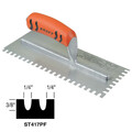 Superior Tile Cutter And Tools Trowel, U-Notch, 11in. L x 4-1/2in. W ST417PF