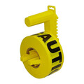 Zoro Select Barricade Tape Dispensor, Yellow, 14 oz. TWP1000