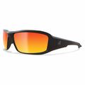 Edge Eyewear Safety Glasses, Red Anti-Fog, Polarized, Scratch Resistant TXBAP239