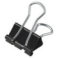 Universal One 3/4" Binder Clip, Black/Silver, PK12 UNV10200