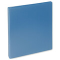 Zoro Select 1/2" Round Ring Binder, Light Blue UNV20703