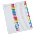 Universal One Index Tab 8-1/2 x 11" A-Z, Multicolor, Pk6 UNV24812