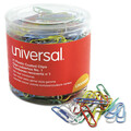Universal One Paper Clip, Wire, No. 1 Size, PK500 UNV95001