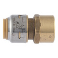 Sharkbite Max Push-Fit Adapter, Brass, Brass UR072