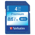 Verbatim Premium SDHC Memory Card, 4 GB,  VER96171