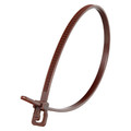 Retyz Releasable Cable Tie, Brown, 0.09" W VRT-S06BR-TA