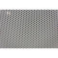 Zoro Select White polypropylene Perforated Sheet 96" L x 48" W x 0.063" Thick PL063125R188S-48X96