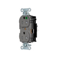 Hubbell Receptacle, 1 hp, 125V AC, NEMA 5-20R 8300STGYTR