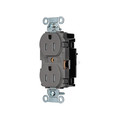 Hubbell Receptacle, 1/2 hp, 125V AC, NEMA 5-15R 5262STGYTR