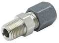 Parker 1/2" Compression x MNPT SS Male Connector 8-8 FBU-SS