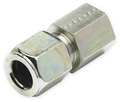 Parker Connector, Zinc Pltd Steel, CompxF, 3/8In 6-6 GBU-S