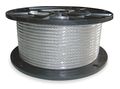 Dayton Cable, 1/16 In, 250 Ft. L, 100Lb, 1x19, Steel 2TAL6