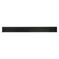 Zoro Select 1/2" Comm. Grade Neoprene Rubber Strip, 2"x36", Black, 30A BULK-RS-N30-100