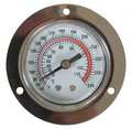 Zoro Select Analog Panel Mt Thermometer, 40 to 240F, Accuracy: +/-2% 1EPF2