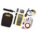 Fluke Digital Multimeter Kit, 1,000 Max. AC Volts, 1,000 Max. DC Volts, 10 Max. AC Amps, 10 Max. DC Amps FLUKE-289/FVF