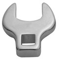 Westward 3/8" Drive, Metric 10mm Crowfoot Socket Wrench, Open End Head, Chrome Finish 1EYR1