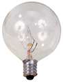 Current GE LIGHTING 40W, G16 1/2 Incandescent Light Bulb 40GC