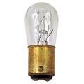 Current GE LIGHTING 6.0W, S6 Incandescent Light Bulb 6S6DC-130V