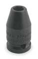 Proto 1/4 in Drive Impact Socket 7/32 in Size, Standard Socket, black oxide J6907H