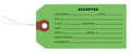 Zoro Select 2-3/8" x 4-3/4" Green Inspection Tag, Accepted, Pk1000 1HAA9