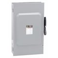Square D Fusible Safety Switch, Heavy Duty, 600V AC, 3PST, 200 A, NEMA 1 H364N
