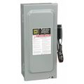 Square D Nonfusible Safety Switch, Heavy Duty, 600V AC, 3PST, 30 A, NEMA 1 HU361
