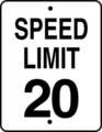 Zing Traffic Sign, 24 in H, 18 in W, Aluminum, Rectangle, English, 2223 2223