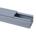 Panduit Wire Duct, Hinging Cover, Gray, L 6 Ft HS3X4LG6NM