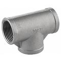 Zoro Select 304 Stainless Steel, 1/4 in x 1/4 in x 1/4 in Fitting Pipe Size, Class 150 40TE111N014