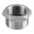 Zoro Select 304 Stainless Steel Hex Bushing, 1/2 in x 1/4 in Fitting Pipe Size, Male NPT x Female NPT, Class 150 400B113N012014
