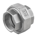 Zoro Select 1" FNPT 316 SS Threaded Union, Max. Pressure: 300 psi 600U111N010