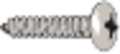 Zoro Select Sheet Metal Screw, #12 x 3 in, Zinc Plated Steel Pan Head Combination Phillips/Slotted Drive U26661.021.0300