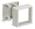 Hubbell Wiring Device-Kellems Hubbell PREMISETRAK 2-gang Mounting Box - 2-gang - Office White PT12TGB