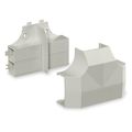 Hubbell Wiring Device-Kellems Tee Base and Cover, White, PVC, Tees PW2TCBC