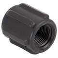 Zoro Select Coupling, Polypropylene, 3/8", Schedule 80, 300 psi Max Pressure CPLG038