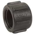 Zoro Select Cap, Polypropylene, 1", Schedule 80, 300 psi Max Pressure CAP100