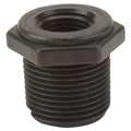 Zoro Select Reducing Bushing, Polypropylene, 1" x 1/2", Schedule 80, 300 psi Max Pressure RB100-050