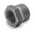 Zoro Select 2" x 1-1/2" Male NPT x Female NPT Black Forged Steel Bushing Class 3000 1MNK6