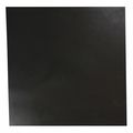 Zoro Select 1/8" High Grade Buna-N Rubber Sheet, 12"x12", Black, 60A BULK-RS-BHS60-24