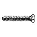 Zoro Select #4-40 x 3/4 in Phillips Flat Machine Screw, Plain 18-8 Stainless Steel, 100 PK U51300.011.0075