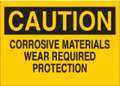 Brady Safety Sign Label, 3-1/2 In. H, 5 In. W, 87766 87766