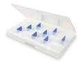 Flambeau Adjustable Compartment Box with 4 to 24 compartments, Plastic, 1 1/2 in H x 16 1/2 in W 6004R