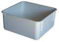 Molded Fiberglass Nesting Container, White, Fiberglass Reinforced Composite, 9 3/4 in L, 9 1/4 in W, 2 1/8 in H 9241085269