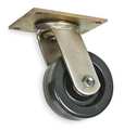 Zoro Select Swivel Plate Caster, Phenolic, 5 in., 1000 lb. 1NVK7