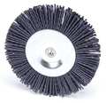 Weiler Wire Wheel Wire Brush, 4", 1/4", 4, 500 RPM 90439